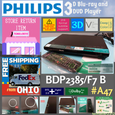 Usado, Philips 3D Blu-ray Disc/Reproductor de DVD (BDP2385/F7 B) con control remoto/Doby True HD segunda mano  Embacar hacia Argentina