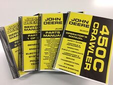 JOHN DEERE 450C CRAWLER DOZER LOADER SERVICE OPERATORS PARTS MANUAL 1,000 PAGES for sale  Shipping to Canada