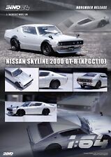 (Em estoque) INNO64 1/64 fundido Nissan Skyline 2000 GT-R (KPGC110) prata comprar usado  Enviando para Brazil