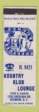Matchbook cover kountry for sale  USA