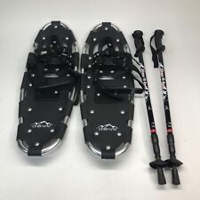 25 Inch Aluminum Snowshoes 80-180lbs with Trekking Poles And Carry Bag, used for sale  Shipping to South Africa
