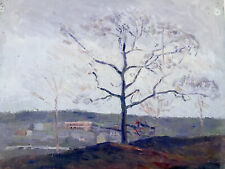 Mystery Antique Vintage Impressionist Oil Landscape Trees CA Tonalist WPA NoRes! for sale  Shipping to Canada