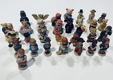 Lote de 30 minifiguras de variedad - resina, cerámica-pasteles proyectos artesanales segunda mano  Embacar hacia Argentina