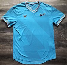 Camisa de tênis Nike Rafa Nadal 2019 argila média Roma Crew AeroReact comprar usado  Enviando para Brazil