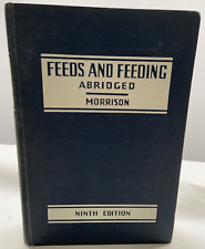 Alimentación y alimentación de colección abreviado-Frank B. Morrisson-1961-9a edición-HB-Ganadería-Granja segunda mano  Embacar hacia Mexico