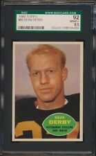 1960 Topps Dean Derby #92 Pittsburgh Steelers SGC 8.5 NM/MT+ MINT CORNERS na sprzedaż  Wysyłka do Poland