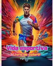 Vida esportiva Livro de colorir para entusiastas de esportes Cenas esportivas cr comprar usado  Enviando para Brazil