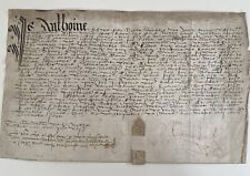 Parchemin Noble Manuscrit Lettre 1557 Sur Peau comprar usado  Enviando para Brazil