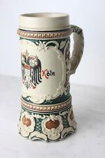 German Beer Stein Vintage Tankard Cologne Coat Of Arms Design for sale  Shipping to South Africa