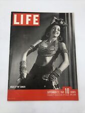 Revista Life 22 de setembro de 1941 Top Dancer do Brasil Segunda Guerra Mundial ótimos anúncios e gráficos comprar usado  Enviando para Brazil