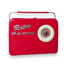 Retro radio red for sale  Whittier