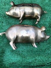 Vintage brass pigs for sale  SWINDON