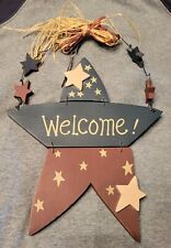 Rustic welcome star for sale  Dansville