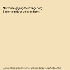 Nerveuze gejaagdheid ingeborg gebraucht kaufen  Trebbin