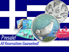 Grecia, 2024, moneda de 5 euros, plata, bu, ¡sello monje!  ¡Preventa! segunda mano  Embacar hacia Argentina