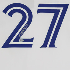 Camiseta deportiva autenticada autografiada de los Azulejos de Toronto de Vladimir Guerrero Jr. Fanatics segunda mano  Embacar hacia Argentina