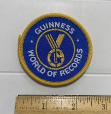 Guinness World of Records 2.5" Round Woven Souvenir Patch Badge for sale  Shipping to South Africa