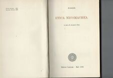 Etica nicomachea aristotele usato  Montecchio Emilia