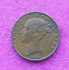 Victoria 1848 farthing for sale  ABERGELE