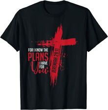 Nova Camiseta Unissex Engraçada Jeremiah 29;11 Verso Bíblico Religioso Cristão EUA comprar usado  Enviando para Brazil