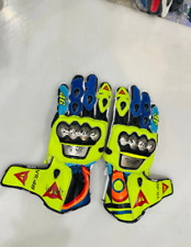 Guantes de carreras de motocicletas VR-46 - cuero de vaca de grano superior aprobado CE motocicleta segunda mano  Embacar hacia Mexico