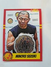Used, CUSTOM NJPW New Japan Pro Wrestling Trading Card 2021 Minoru Suzuki #19 for sale  Shipping to South Africa