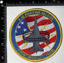 USAF F-16 Fighting Falcon VIASAT MIDS-LVT Team Patch, used for sale  Shipping to South Africa