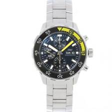 Usado, IWC Aqua Timer IW376708 cronógrafo automático mostrador preto relógio masculino 90180666 comprar usado  Enviando para Brazil