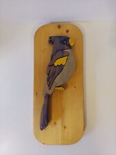 Handmade wooden bluejay for sale  Graham