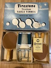 Firestone Standard Table Tennis Official Set Ping Pong Paddles Net in Box for sale  Shipping to South Africa