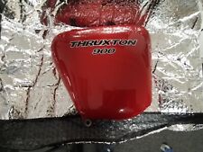 2000-2015 Triumph Thruxton 900 OEM capas laterais esquerda e direita em vermelho tornado comprar usado  Enviando para Brazil