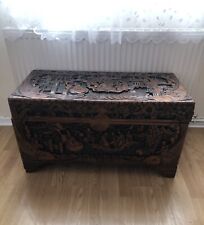 Antique oak chest for sale  BIRKENHEAD