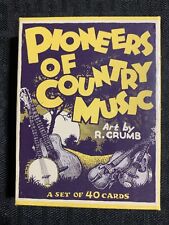 Usado, Conjunto de 40 cartões PIONEERS OF COUNTRY MUSIC por R Crumb lacrado comprar usado  Enviando para Brazil