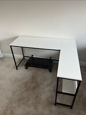 CubiCubi 40 Inch Small L Shaped Computer Desk with Storage Shelves Home Office for sale  Shipping to South Africa