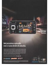 NOKIA N81 Cellullare Phone Pubblicità 2007 Italian Magazine Advertising 29x22 segunda mano  Embacar hacia Argentina