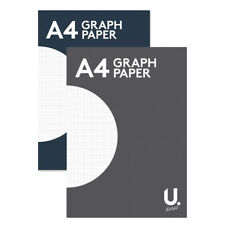 A4 Graph Paper - School Grid Page Squared Notepad Maths Kids Single Book Home for sale  Shipping to South Africa