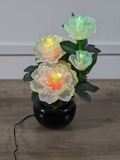 fiber optic flower lamp for sale  LOWESTOFT