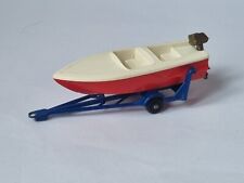 Matchbox Lesney - Sports Boat and Trailer #48B3 Regular Wheels, używany na sprzedaż  PL