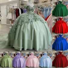 Princesa 3D Flores Quinceañera Vestidos Dulces Vestidos de Baile Niñas 15 Años Vestido segunda mano  Embacar hacia Argentina