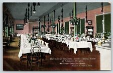 Ashland Oregon~Train Stop for Meals~Southern Pacific Railroad Dining Room~c1908 for sale  Shipping to South Africa
