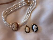 Assorted cameo jewellery for sale  BRIDLINGTON