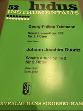 Telemann quantz sonaten gebraucht kaufen  Ahorn