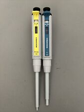 Used, (Set X2) Wheaton Socorex Swiss 20-200uL And 100-1000uL Pipette Pipetman Pipettor for sale  Shipping to South Africa