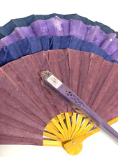 Hand fan folding for sale  Shipping to Ireland