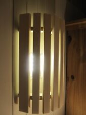 Pair wooden light for sale  NORTHAMPTON