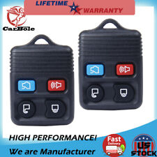 2PCS Keyless Remote Key Fob Control de entrada Transmisor Alarma 4 Botón para Ford US segunda mano  Embacar hacia Argentina