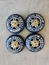 NOVO Pacote com 4 Rodas Hyper Wheels Tecnick 76 mm 78 A Rodas de Skate em Linha com 4 Parafusos comprar usado  Enviando para Brazil