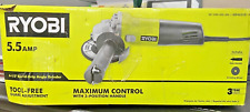 OPEN BOX RYOBI AG4031G 4-1/2" 5.5-Amp Corded Angle Grinder for sale  Shipping to South Africa