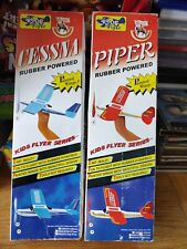 Rubber Powered Cessna & Piper Models Vintage Unmade Kits for sale  NEWBURY