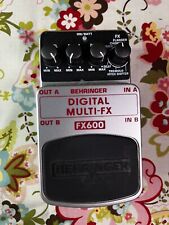 Behringer Digital Multi-FX FX600 Multi-Effects Guitar Effect Pedal for sale  Shipping to South Africa
